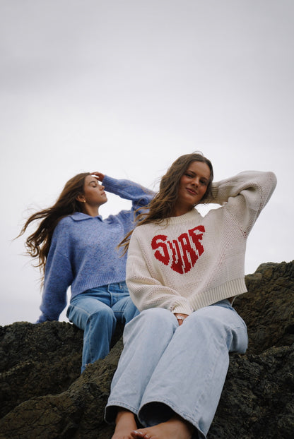 Love and waves knit