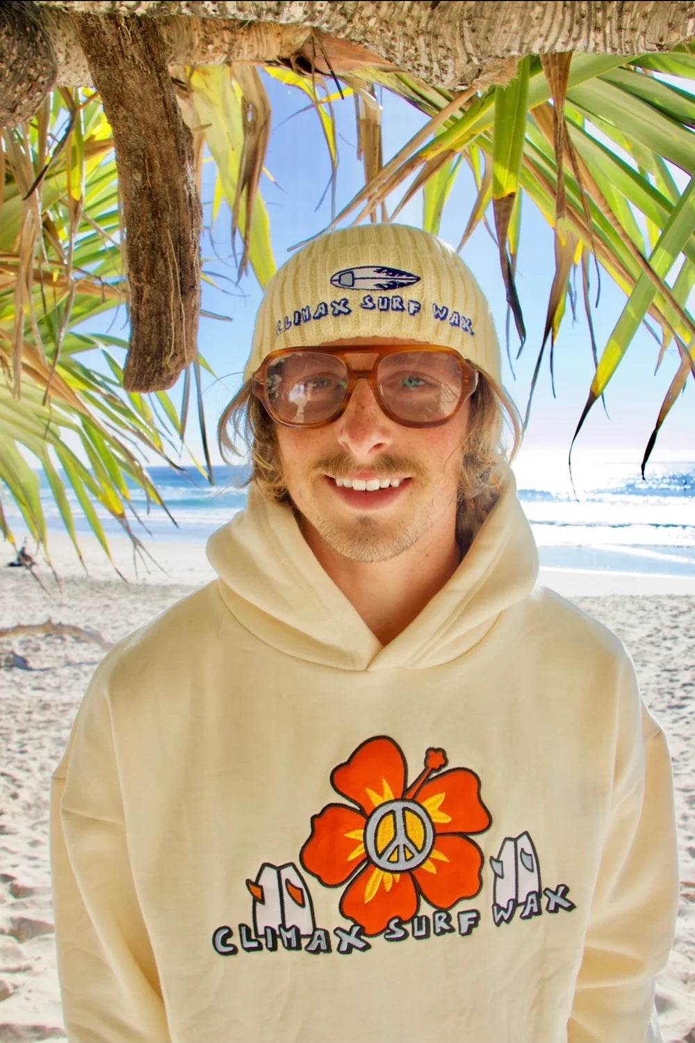 Climax Cream Beanie