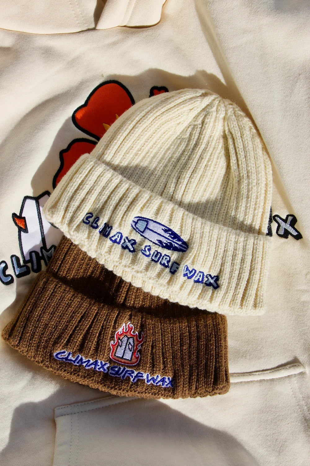 Climax Cream Beanie