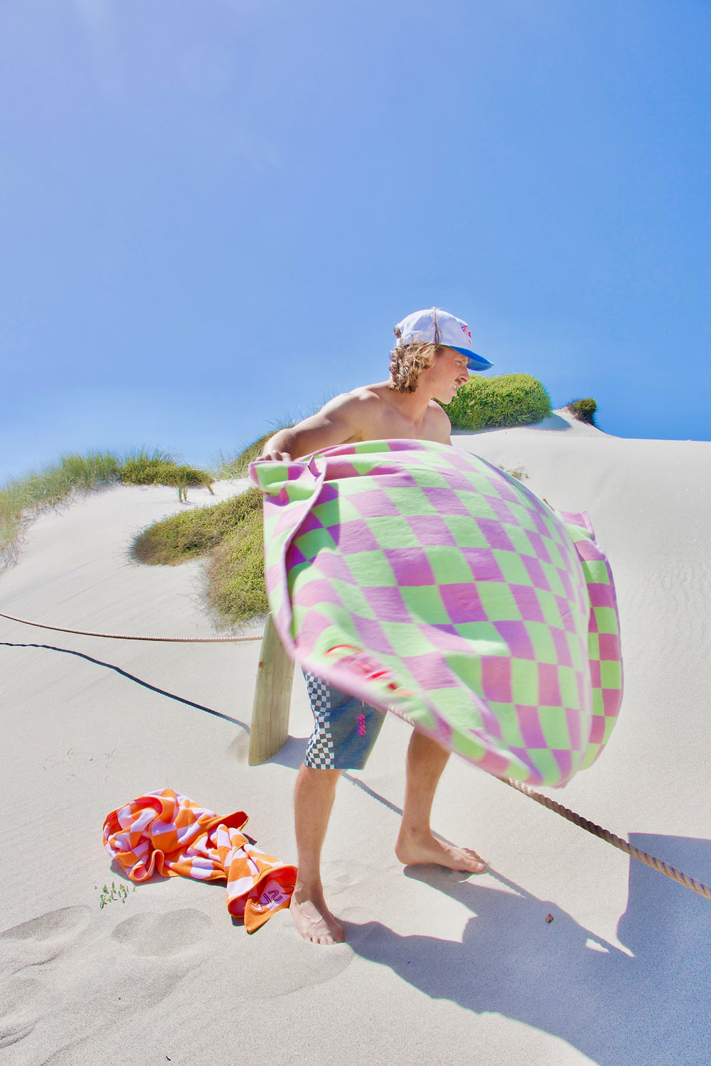 Climax Surf Jumbo Checkered Towels