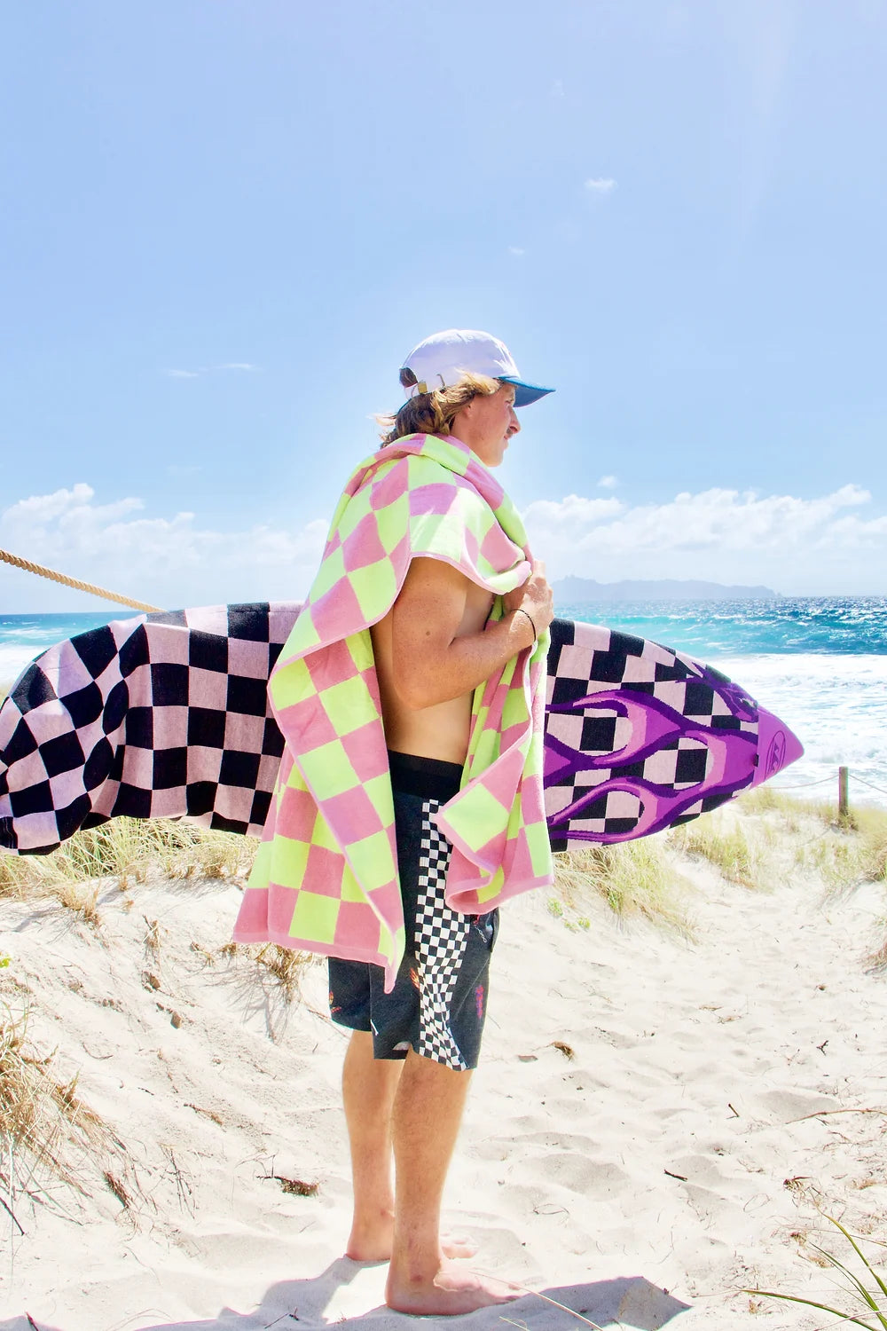Climax Surf Jumbo Checkered Towels