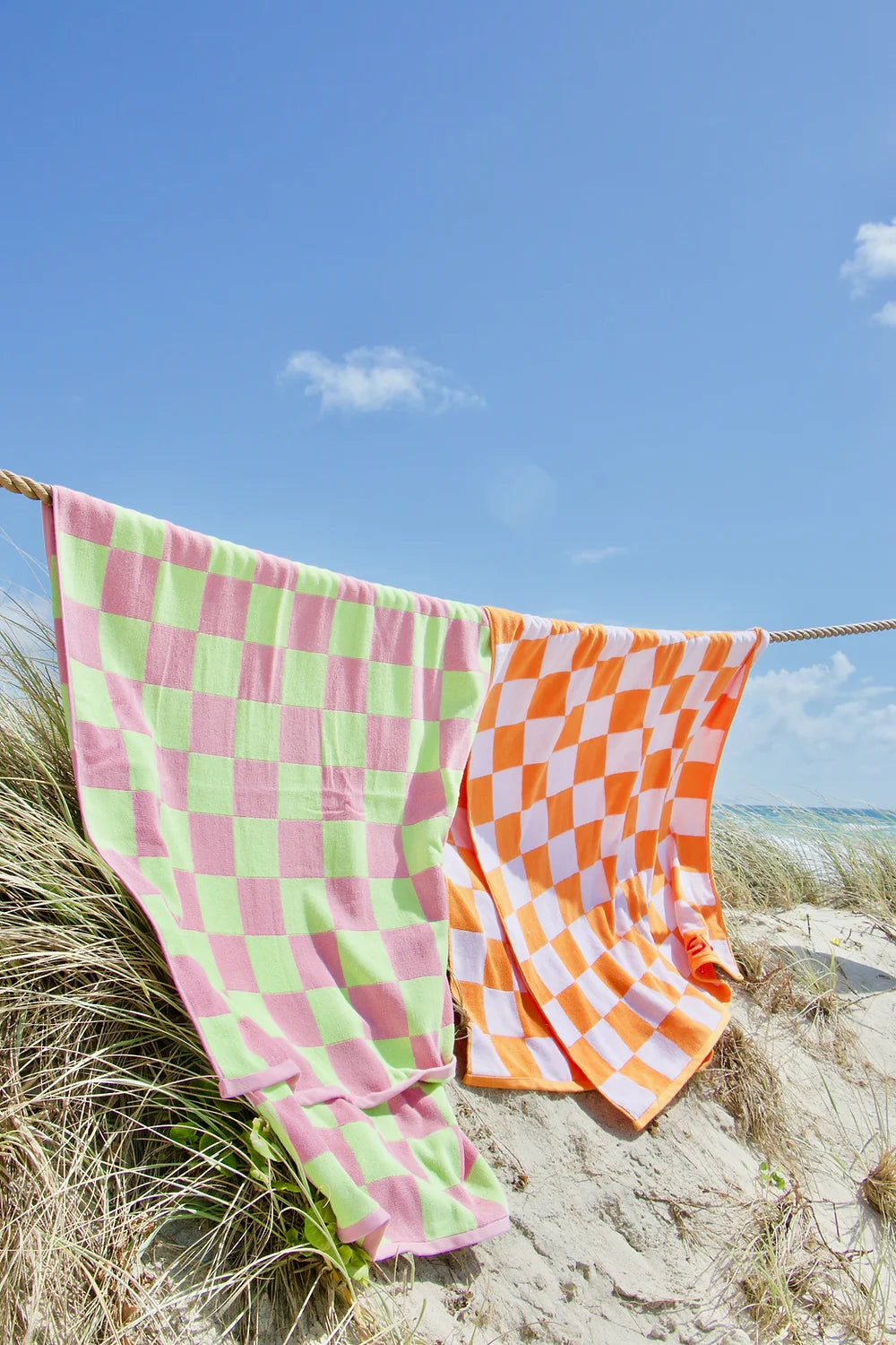 Climax Surf Jumbo Checkered Towels