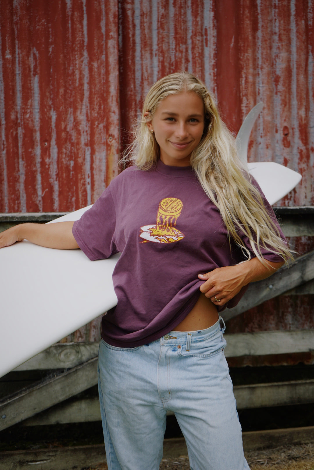 Hot wax tee