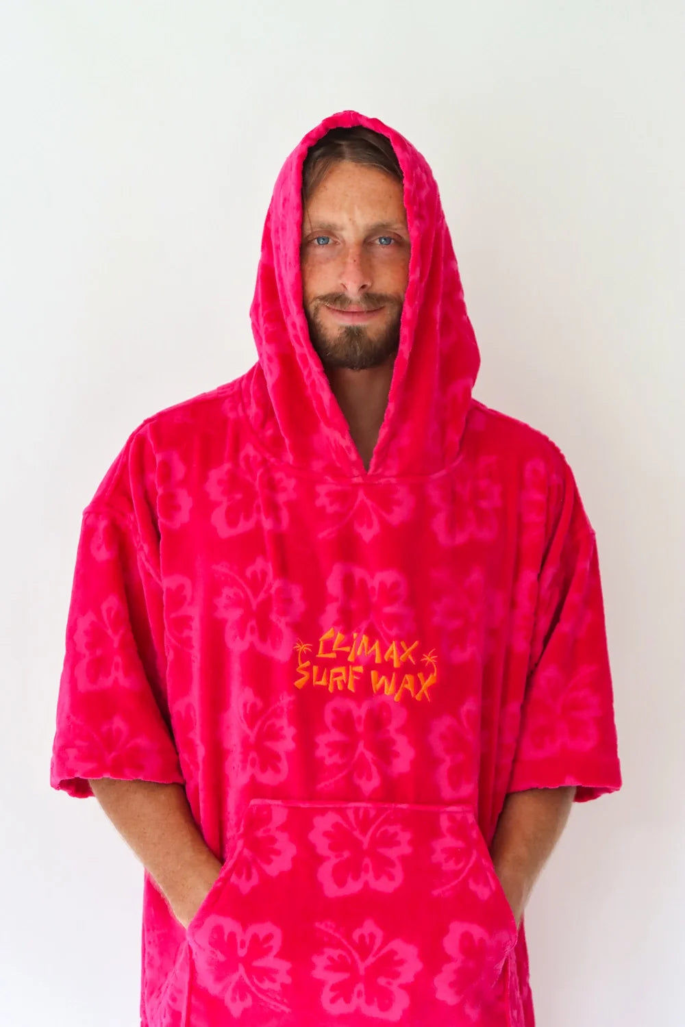 Hot Pink Hoodie Towel