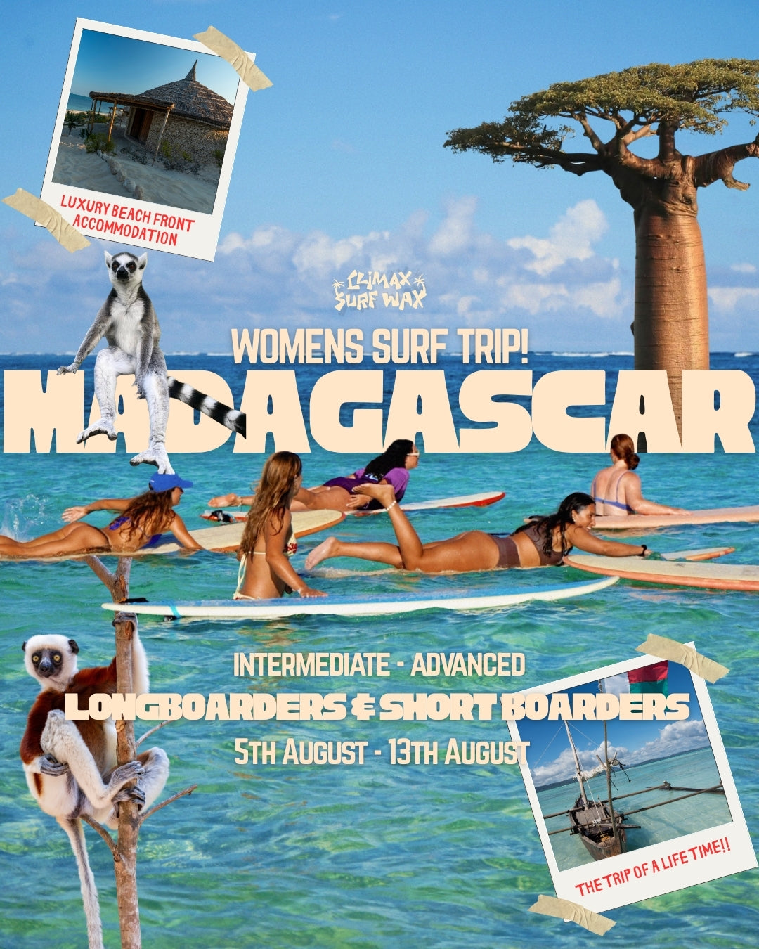 Women's Madagascar surf trip! 🇲🇬♥️