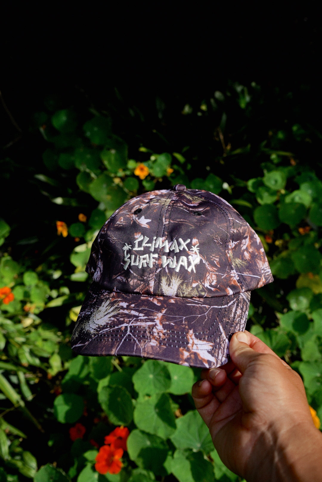 Camo climax dad cap