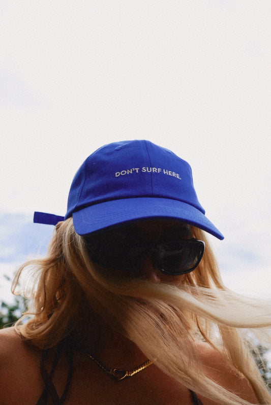 Don’t surf here dad cap
