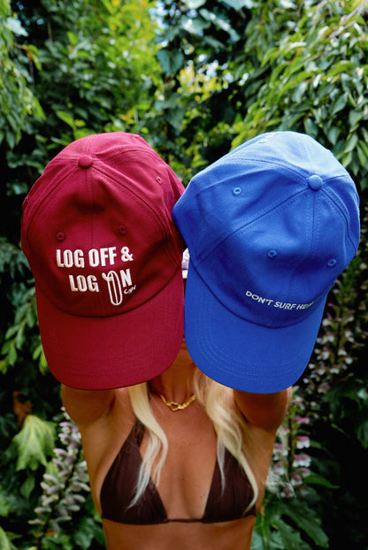 Don’t surf here dad cap