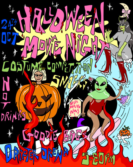 GIRLS HALLOWEEN MOVIE NIGHT! 🎃 👻💓