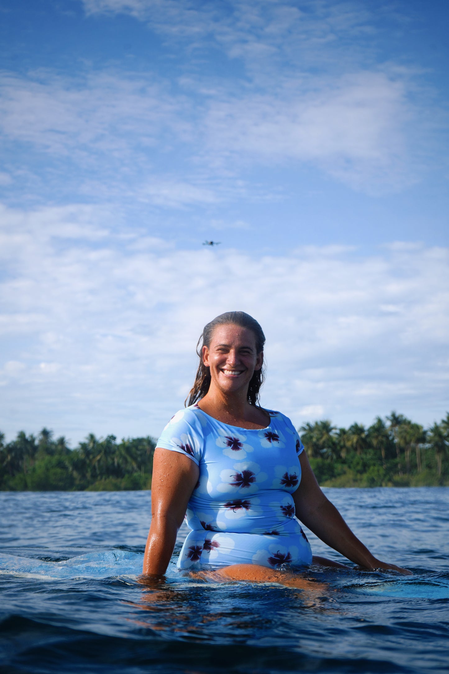 Claud Wave wrapped suit