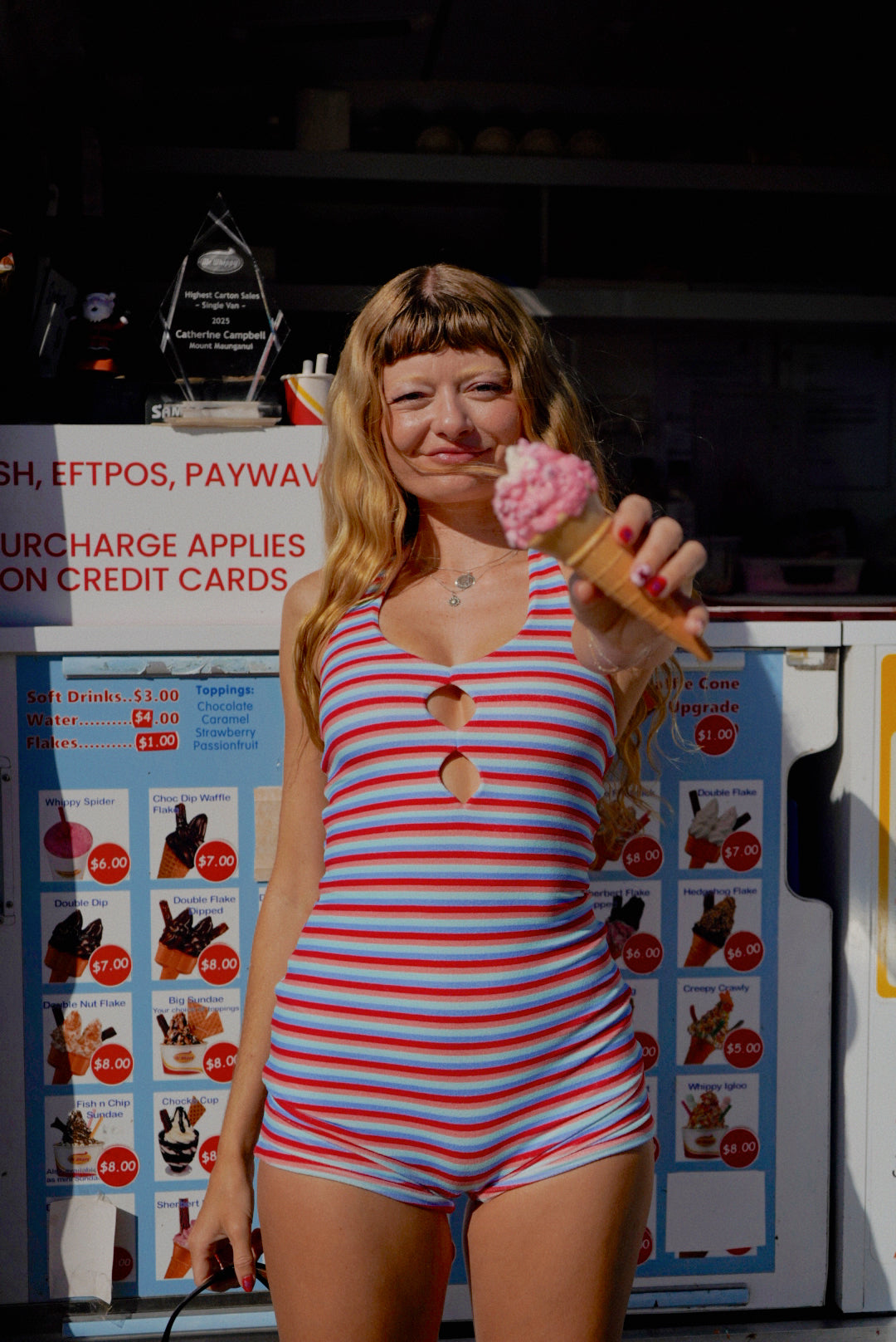 Hannah toweling surf suit