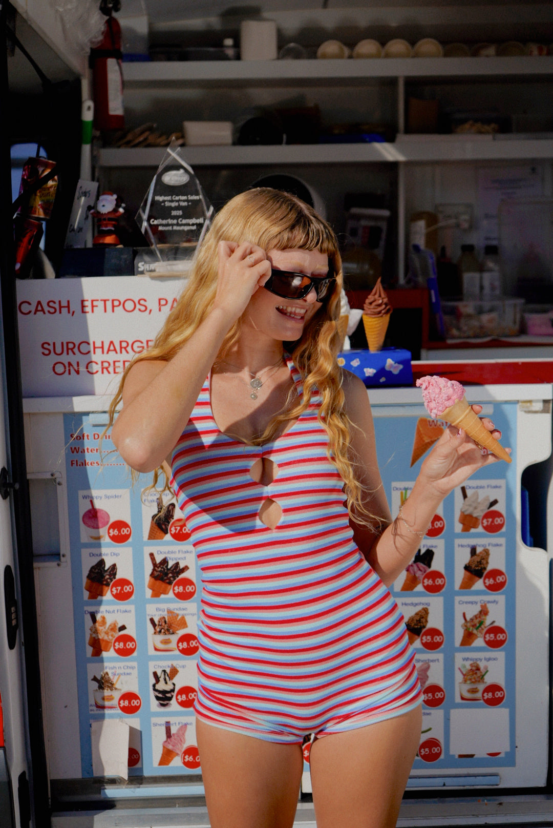 Hannah toweling surf suit