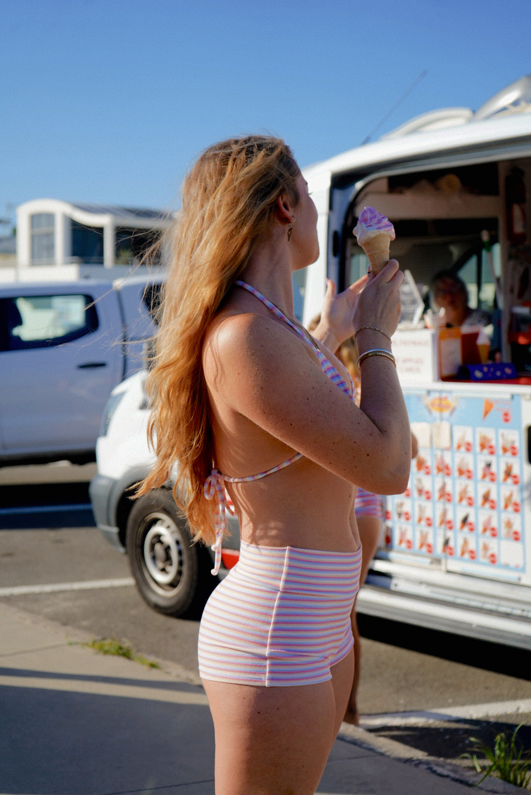Amy toweling surf shorts