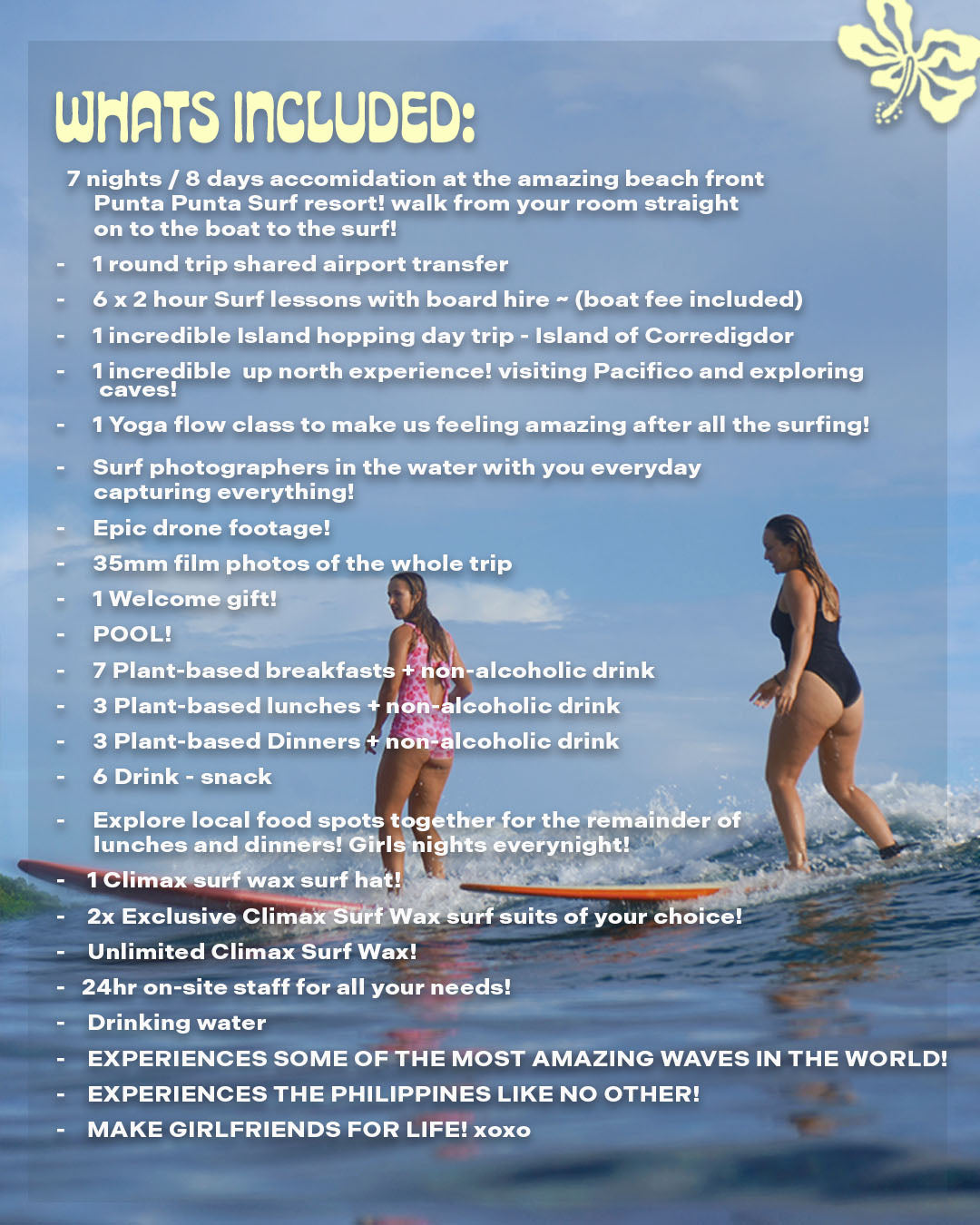 Women's Philippines Surf Retreat! All Levels 💕